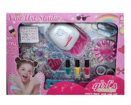 Детский набор для маникюра с сушилкой Nail Art Studio (217)