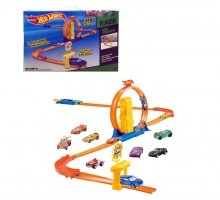 Трек із запуском Хот Віл, Петля трамплін, 2 машинки (3302)