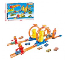 Трек Хот Віл із запуском, Петлі, трамплін, 2 машинки (3315)
