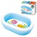 Дитячий надувний Басейн Морські друзі 163-107-46 см овальний Intex (57482)