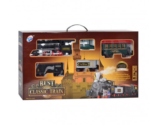 Дитяча Залізниця Ера паровозів, Звук, світло, дим, довжина колії 650 см (127)