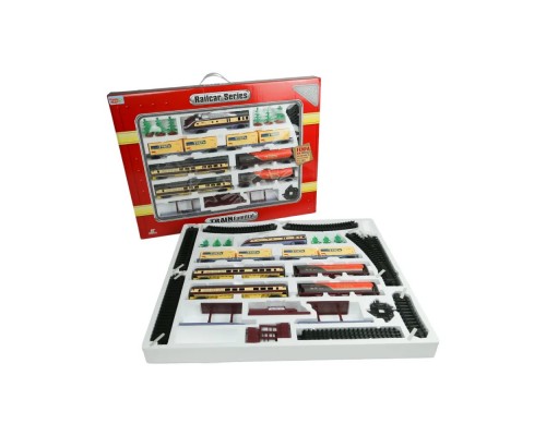 Іграшкова залізниця 325 см Локомотив, вагони 6 шт, Звук, світло (1601 В)