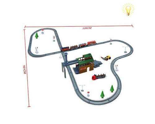 Дитяча залізниця Вантажний поїзд, Лісопилка 450 см (2083)