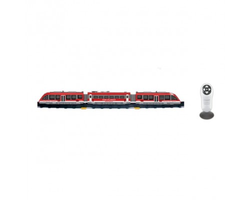 Іграшкова Залізниця на Радіоуправлінні, 61 деталь, Звук, світло, 387 см (2810)