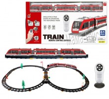 Игрушечная Железная дорога на Радиоуправлении, 61 деталь, Звук, свет, 387 см (2810)