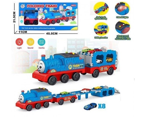 Трек з машинками Паровозик Томас зі звуком та світлом (336-1)