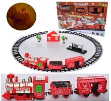 Детская Железная дорога Новогодний Рождественский поезд. Звук, свет (820-2)