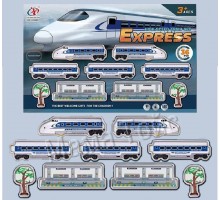 Дитяча залізниця поїзд Локомотив зі звуком та світлом (6697)