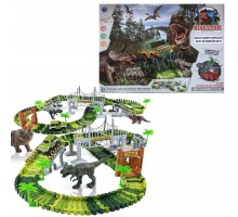 Гнучкий Авто трек з машинкою Динозаври 192 деталі (1906)