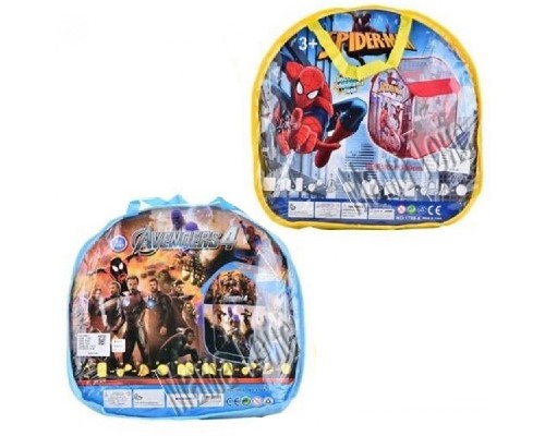 Детская Палатка домик Супергерои Спайдермен 80-80-102 см (1788)