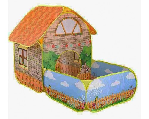 Дитячий намет Будиночок із парканом 108-156-80 см (2202)