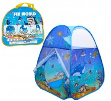 Дитячий намет піраміда Підводний світ 80-80-100 см (333-169)