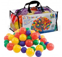Мячики Шарики для сухого бассейна 6,5 см Интекс 100 штук (49602)