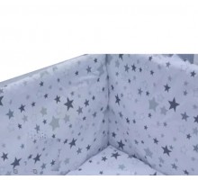 Защита в детскую кроватку 4 бортика хлопок 100% Звезды