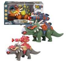 Динозавр Трицератопс на батарейках, стріляє стрілами