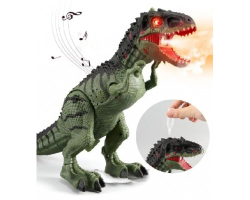 Динозавр на батарейках. Ходить, гарчить, пускає пару, несе яйця (031)