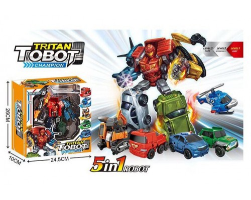 Робот Трансформер Тобот Тритан 5 в 1 (45)