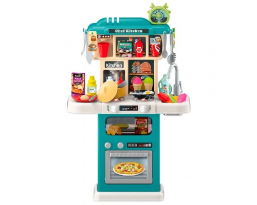 Игрушечная Кухня с водой и паром 75 см Звук, свет, посуда (922-184)