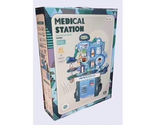 Ігровий набір Лікар, медичний столик з інструментами 42 предмети (9023)