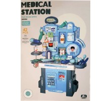 Ігровий набір Лікар, медичний столик з інструментами 42 предмети (9023)