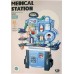 Ігровий набір Лікар, медичний столик з інструментами 42 предмети (9023)