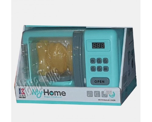 Іграшкова мікрохвильова піч зі звуком, світлом і продуктами