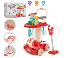 Ігровий набір для прибирання Візок з пилососом (8009)