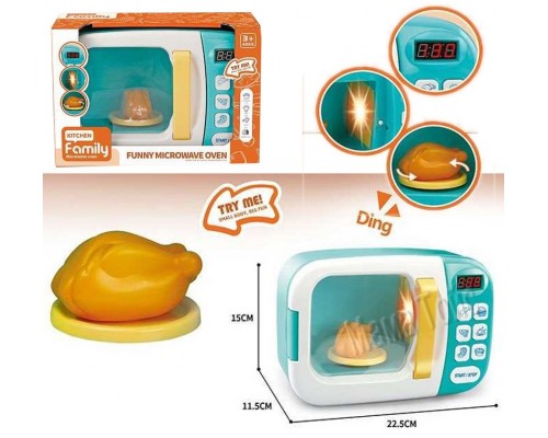 Іграшкова мікрохвильова піч зі звуком і світлом (8023)