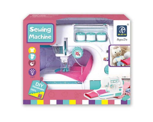 Игрушечная швейная машинка 7922 шьет, педаль, подсветка
