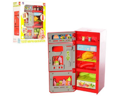 Іграшковий холодильник із продуктами Червоний XS-14006