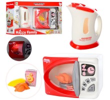 Іграшковий набір побутової техніки мікрохвильова піч і чайник (8281)