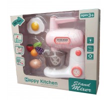 Игрушечный набор бытовой техники миксер с продуктами Kitchen 2 вида Бирюзовый и Розовый