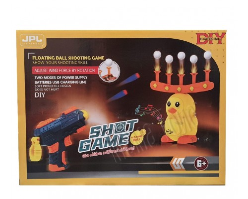 Воздушный Тир с шариками, мишенями 2 в 1, бластер с мягкими патронами
