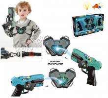 Игровой набор для Лазерных Боев Laser Tag для 2 игроков, Пистолеты, Мишени-жилеты (206)
