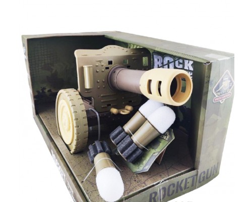 Игрушечный миномет Пушка стреляет ракетами (858-039)