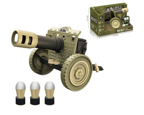 Игрушечный миномет Пушка стреляет ракетами (858-039)
