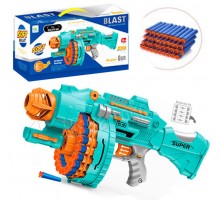 Бластер Автомат с мягкими патронами на присосках, мишень, Звук. 42,5 см (9937)