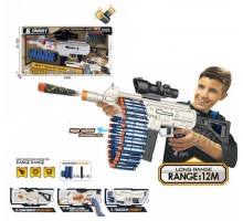 Дитячий Автомат Бластер Нерф з м'якими кулями 30 шт. на акумуляторі (568-3)