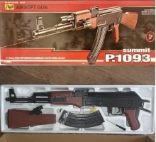 Дитячий Автомат на кульках з Лазерним прицілом АК, 87 см (P.1093)