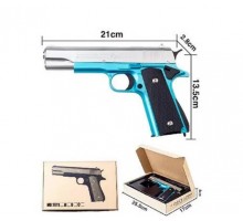 Игрушечный Пистолет на пульках, металл, 22 см (1911 С)