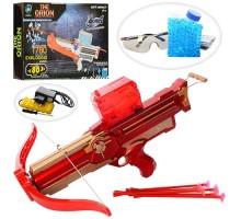 Игрушечный арбалет 2 в 1 Стрелы на присосках, водяные пули LS203-A