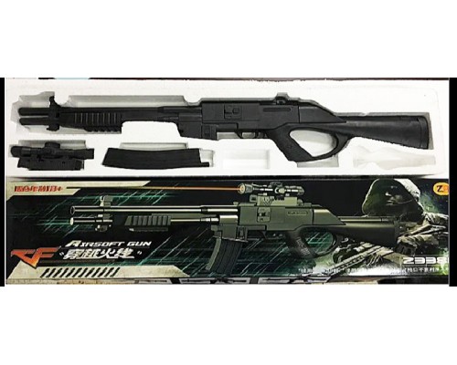 Игрушечный автомат на пульках с Лазерным прицелом (2338)