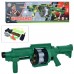 Игрушечный автомат пулемет с барабаном, стреляет шариками и пулями (1206)