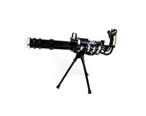 Игрушечный автомат пулемет с подставкой. Звук, свет, вибрация 55 см (595-17)