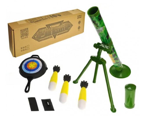 Игрушечный миномет, стреляет мягкими снарядами (64)