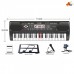 Детское Пианино Синтезатор 61 клавиша с Микрофоном от сети, 71,5 см (328-21)