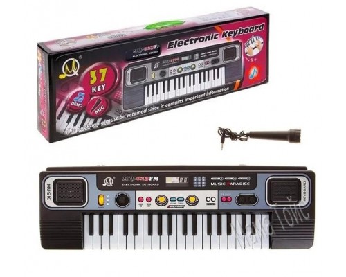 Дитячий синтезатор піаніно з мікрофоном 37 клавиш MQ-3709