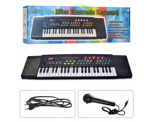 Дитяче Піаніно Синтезатор з мікрофоном 44 клавіші (3738)