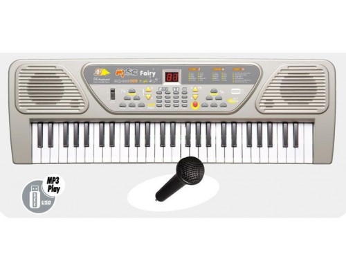 Дитячий Синтезатор MQ-806 USB піаніно, мікрофон 54 клавіші Розмір 74 см