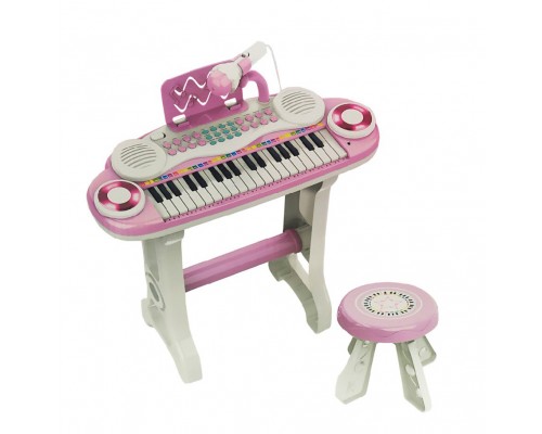 Дитяче Піаніно Синтезатор зі стільчиком і мікрофоном (860)